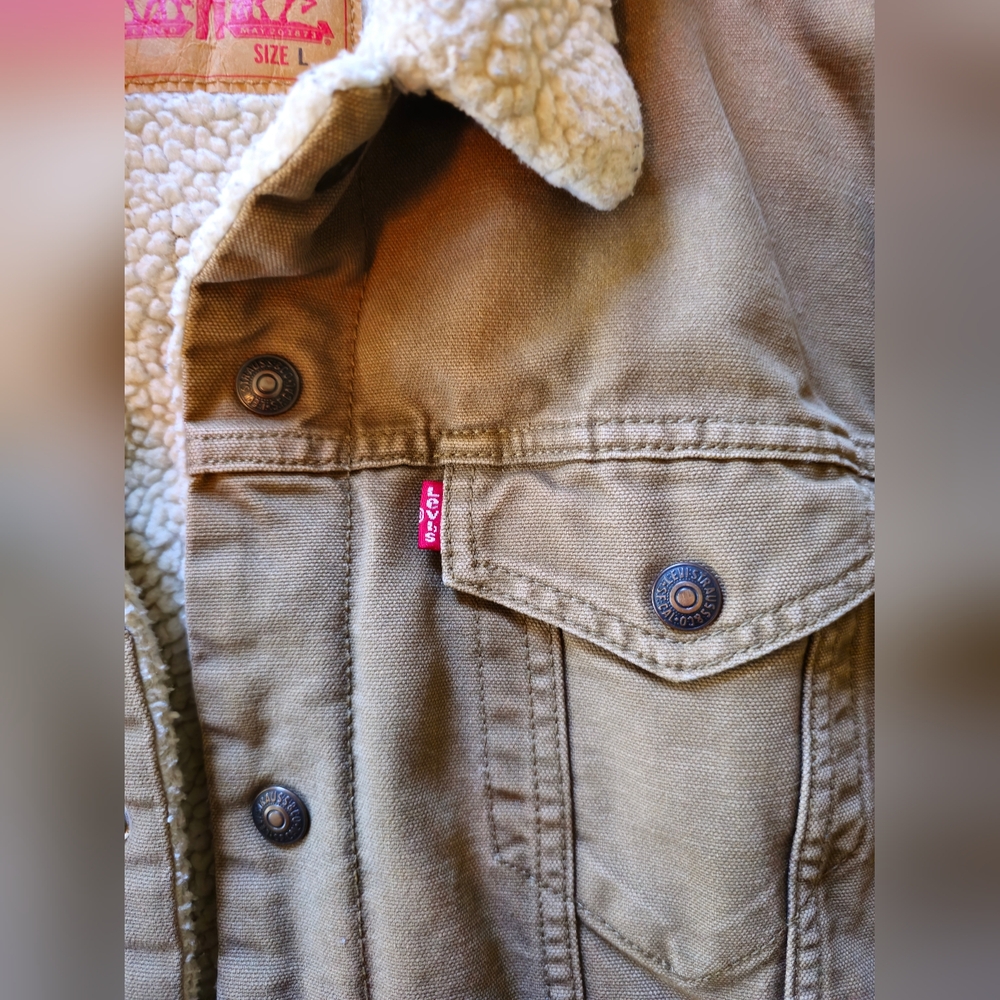 Levi’s Premium CANVAS SHERPA TRUCKER JACKET